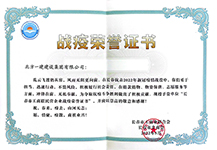 戰(zhàn)疫榮譽(yù)證書(shū)